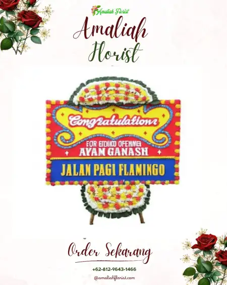 Sewa Papan Bunga Tenggir